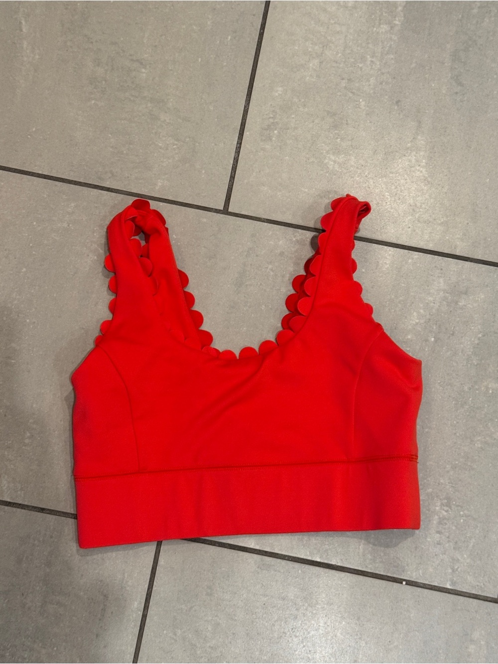 IVL Red Scallop-Edge Bra - Women